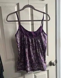 Purple design tank top 