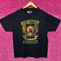 Five finger death punch rock Tshirt size large