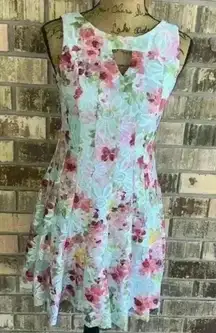 R & K floral dress size 4P