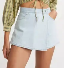 Levi's Light Blue Denim Skort