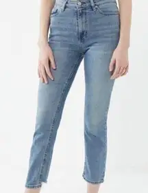 BDG Urban Outfitters  Girlfriend Hi Rise Jeans Raw Hems Size 26