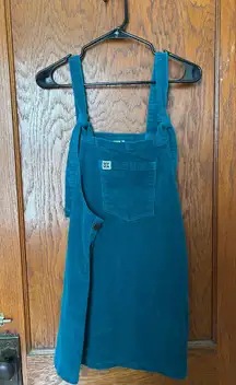 Teal Lucy & Yak Corduroy Dress 