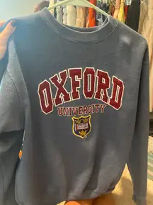 Oxford university Crewneck