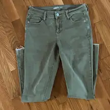 Old Navy Olive Green Rockstar Jeans