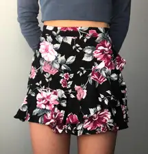 floral skirt
