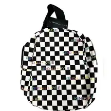 Kendall & Kylie, Checkered Neon Backpack NWT