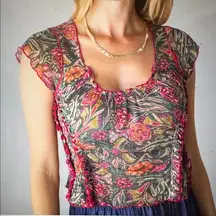Natural Life Top Floral
