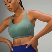 292 Lululemon AirSupport Bra 36DDD Tidewater Teal Vapor