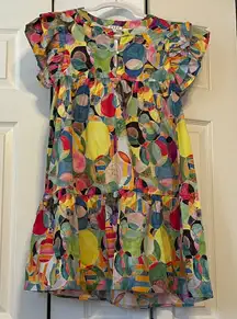 Colorful Tiered Dress by TCEC