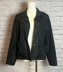 Paris Blues Black Lightweight Vintage Jacket Women's Large