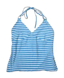 WILD FABLE Nautical Stripe Coastal Halter Neck Tank Top Size XS