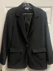 💕 2 For $10 Pink Lily Boutique Basic Black Blazer Size Large