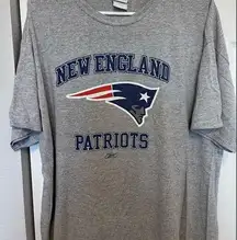 NFL vintage grey patriots shirt in xl