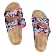 Bamboo  Multicolor Slide Sandals