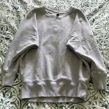 AE Oversized The Chill Cozy Crew Light Blue Sweatshirt Size XS