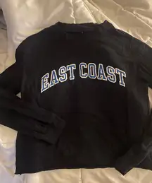 East Coast Black Long Sleeve Tshirt