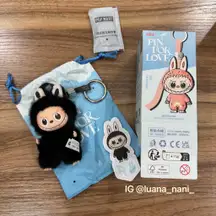 Pop Mart Labubu Pin for Love Plush Pendant Letter R N–Z Set – Open Box