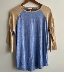 ⭐️ Lularoe baseball style tee size medium