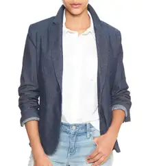 Gap Blue Denim Blazer