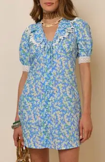 RIXO Anya Pastel Floral Dress