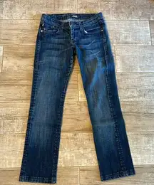 Rock and Republic, blue denim straight jeans