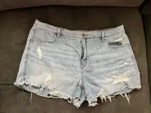 Lightwash Denim shorts