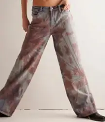 Free People We The Free Aurora Mid Rise Straight Jeans in Starlet sz 30