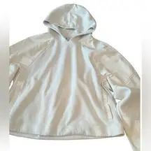 Athleta Get Set hoodie Sweatshirt in magnolia white, size L.