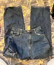 Dark blue princess Polly wide leg jeans