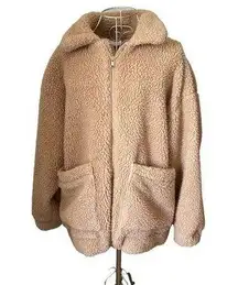 I. Am. Gia camel teddy jacket XS