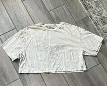 Cotton On Off-White twin cities Graphic Crop Top