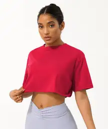 Loose Sport Crop Top T-Shirt