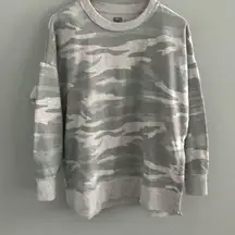 Aerie  Camo Crewneck Oversized Sweatshirt