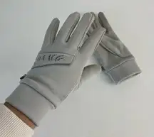 Women’s light gray active athletic driving golf sport‎ gloves large/XL