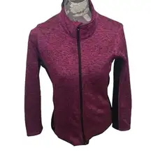 Marc New York  Burgundy Mockneck Zip Up size medium