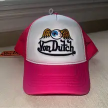 Von Dutch Hot Pink Mesh Cap