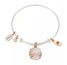 Unwritten Always Love Stainless Steel 14k Gold Plated Adjustable Bracelet NWT