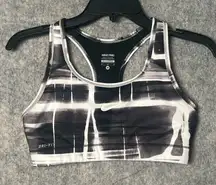 Nike Pro Dri Fit Women Medium Black and White Sports Bra