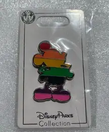 Disney Mickey Mouse  Silhouette Trading Pin Rainbow Pride New In Package