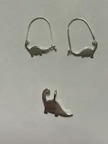 Sterling Silver Dino Set