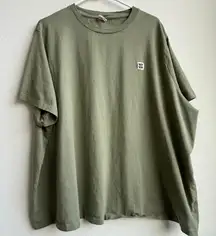 Lucy and Yak Casual Organic cotton Light Green T Shirt Women’s Size XXXL 4XL