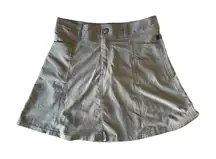 LL Bean Light Grey Athletic Tennis Skort Skirt