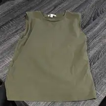 Banana Republic Khaki Muscle Tee