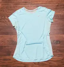 Nike Womens  Drifit Aqua Running shirt