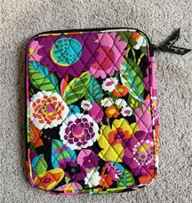 Vera Bradley Multicolor Floral IPad/Tablet Sleeve
