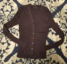 Retro Plum Express Cable Knit Sweater M