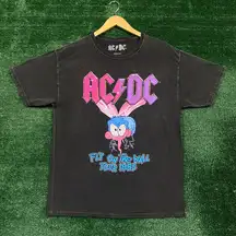 AC/DC Fly on The Wall Tour 1985 Rock Band Tee M