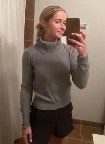 Gray Turtleneck