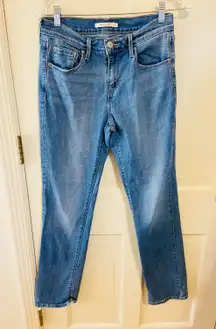 Levi Strauss 505 straight leg medium wash jeans