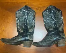 Corral Wing Cross Distressed Leather Western Boots A1967 (N)